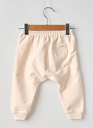 Jogging poches taille élastique beige BUHO enfant