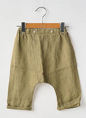 Pantalon droit vert BUHO pour enfant seconde vue