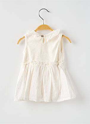 Robe courte sans manche sans manche beige BUHO fille