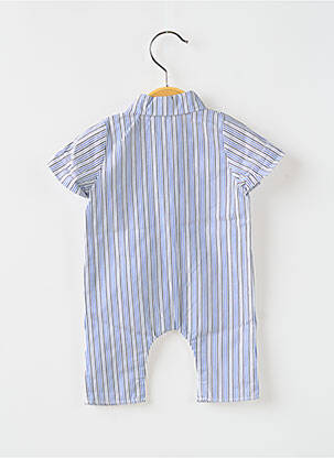 Combi-pantalon manches courtes bleu PEQUENO TOCON garçon