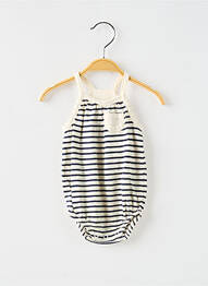 Barboteuse col rond noir BUHO fille