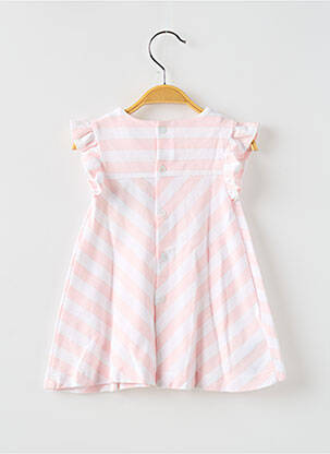 Robe courte imprimé fantaisie manches courtes rose MAYORAL fille