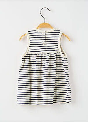 Robe mi-longue sans manche sans manche beige BUHO fille