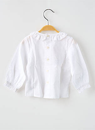 Blouse manches longues manches longues blanc PAZ RODRIGUEZ fille