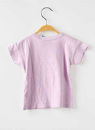 T-shirt coupe droite manches courtes violet BOBO CHOSES fille