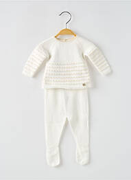 Ensemble pantalon manches longues blanc PAZ fille