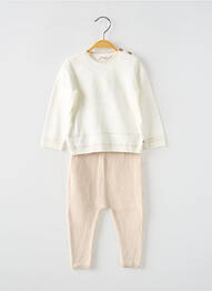 Ensemble pantalon manches longues beige MAYORAL fille