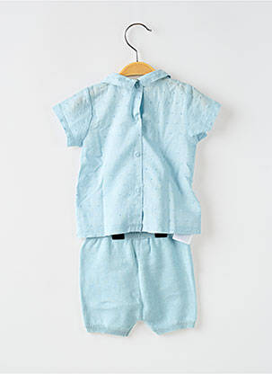 Ensemble short coupe droite bleu MAYORAL fille