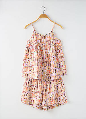 Ensemble short imprimé fantaisie beige SCOTCH & SODA fille