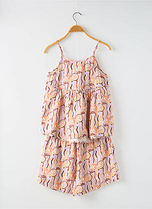 Ensemble short imprimé fantaisie beige SCOTCH & SODA fille