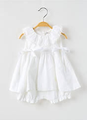 Barboteuse blanc PATACHOU pour fille seconde vue