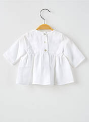 Blouse blanc PEQUENO TOCON pour fille seconde vue