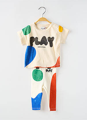 Ensemble pantalon beige BOBO CHOSES pour garçon