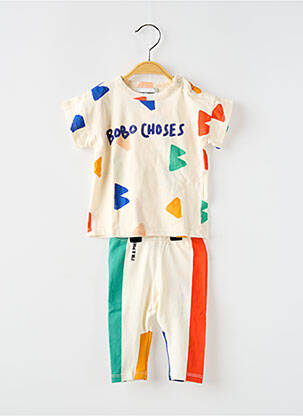 Ensemble pantalon beige BOBO CHOSES pour garçon