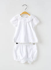Ensemble short blanc PATACHOU pour fille seconde vue