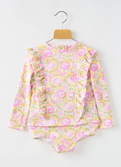 Maillot de bain 2 pièces jaune LOUISE MISHA pour fille