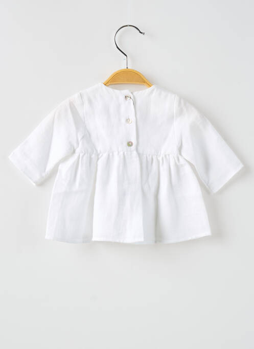 Blouse blanc PEQUENO TOCON pour fille
