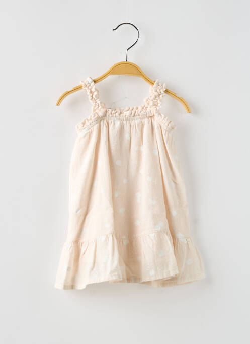 Robe mi-longue beige BUHO pour fille