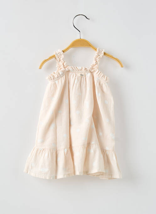 Robe mi-longue beige BUHO pour fille