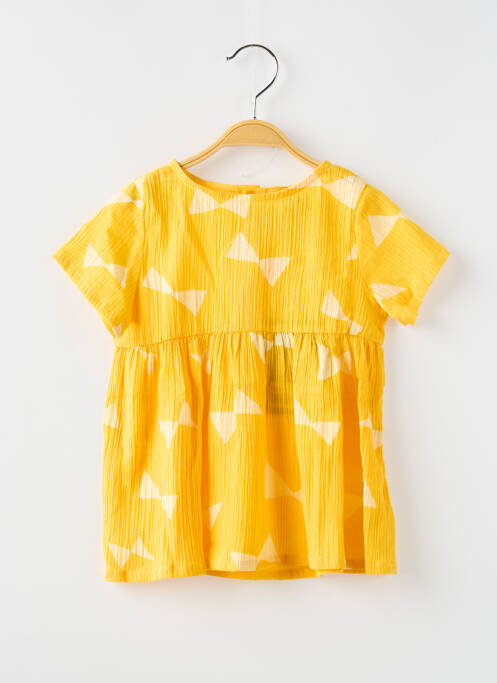 Robe mi-longue jaune BOBO CHOSES pour fille
