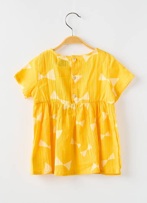Robe mi-longue jaune BOBO CHOSES pour fille