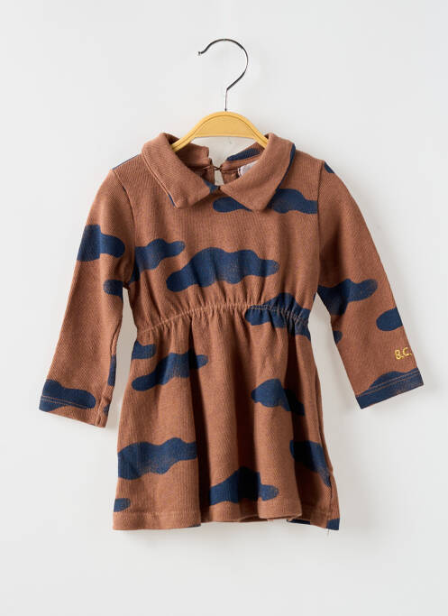 Robe mi-longue marron BOBO CHOSES pour fille