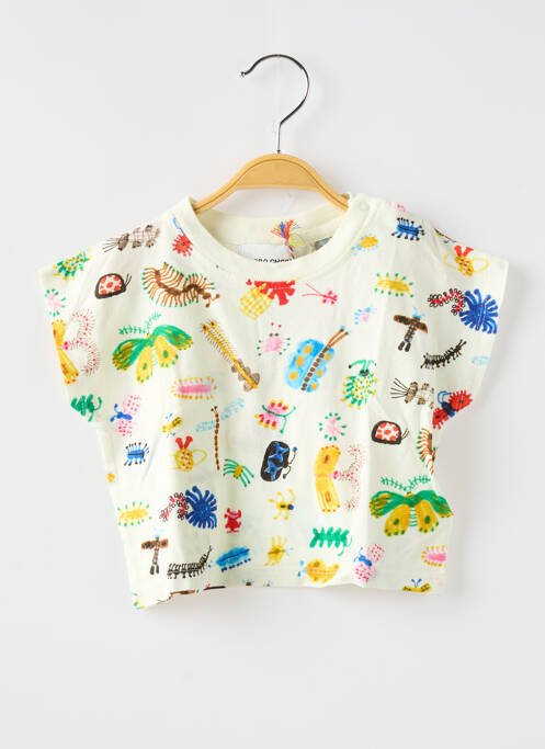 T-shirt beige BOBO CHOSES pour fille