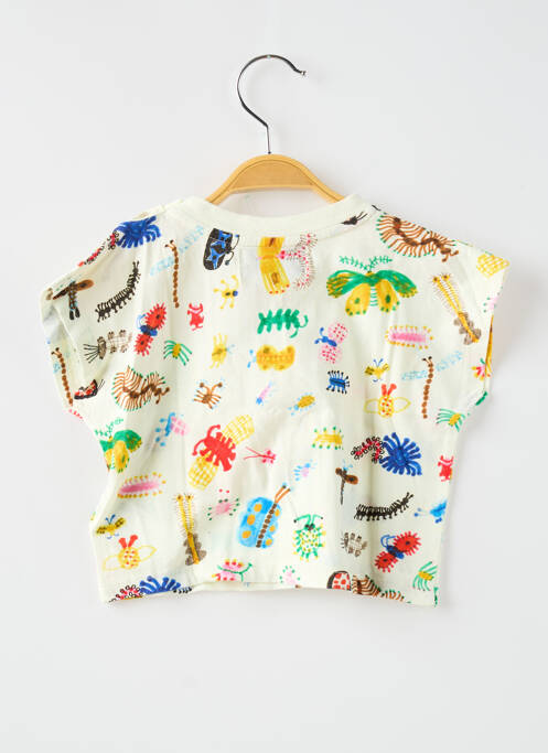 T-shirt beige BOBO CHOSES pour fille