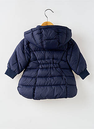 Doudoune poches a capuche bleu MAYORAL fille