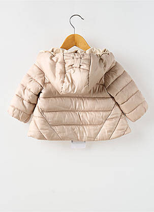 Doudoune poches a capuche beige MAYORAL fille