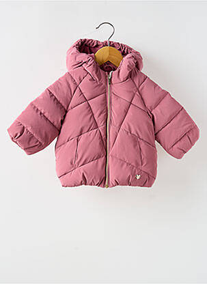 Doudoune poches a capuche rose MAYORAL fille