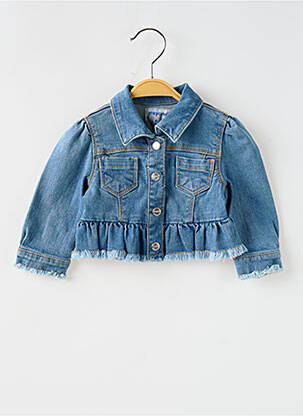 Veste casual col chemisier bleu MAYORAL fille