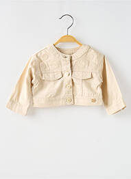Veste casual fermeture boutonnée sur le devant beige MAYORAL fille