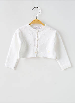 Boléro coupe droite blanc PATACHOU fille
