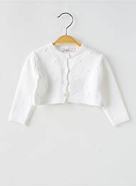 Boléro coupe droite blanc PATACHOU fille