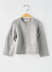 Gilet manches longues gris MAYORAL pour fille seconde vue