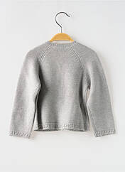 Gilet manches longues gris MAYORAL pour fille seconde vue