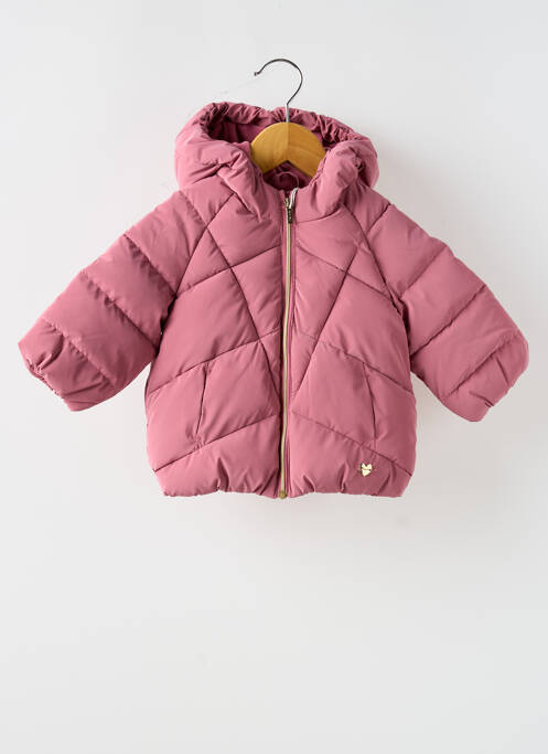 Doudoune manches longues a capuche rose MAYORAL fille