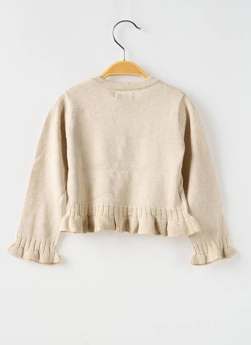 Gilet manches longues coupe droite or MAYORAL fille