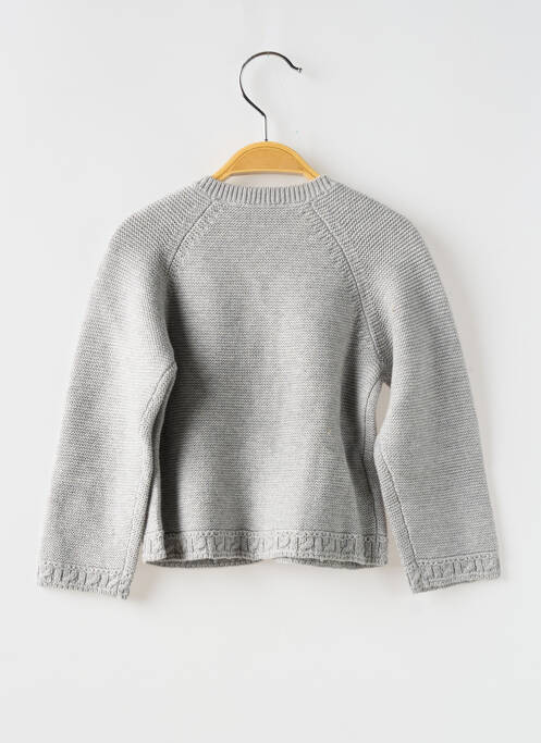 Gilet manches longues gris MAYORAL pour fille