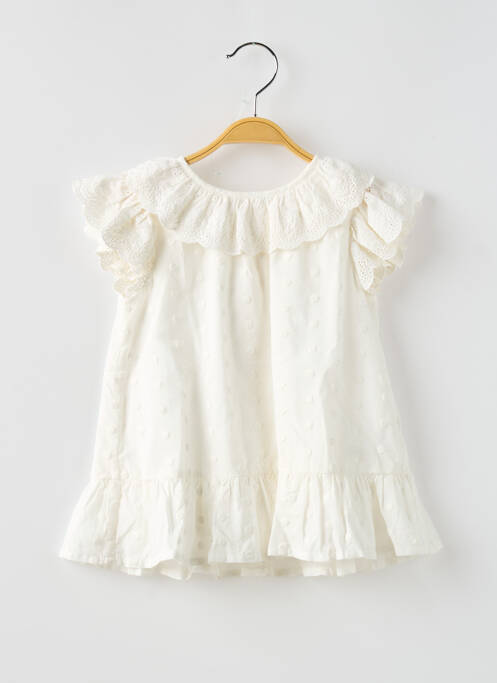 Robe mi-longue blanc LOUISE MISHA pour fille
