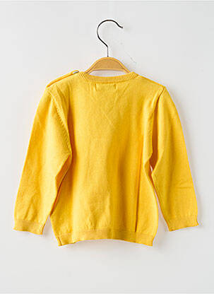 Pull coupe droite manches longues jaune MAYORAL garçon