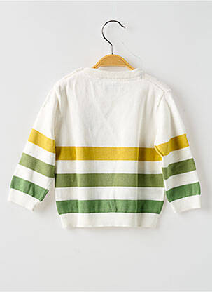 Pull imprimé fantaisie manches longues blanc MAYORAL garçon