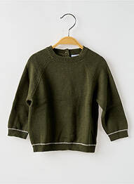 Pull coupe droite manches longues vert MAYORAL garcon