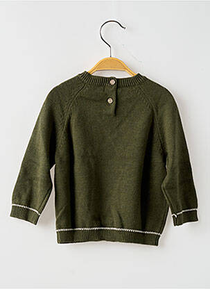 Pull coupe droite manches longues vert MAYORAL garçon