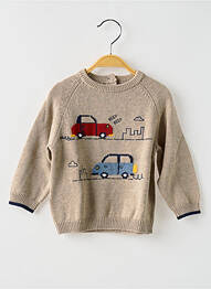 Pull imprimé fantaisie manches longues beige MAYORAL garcon