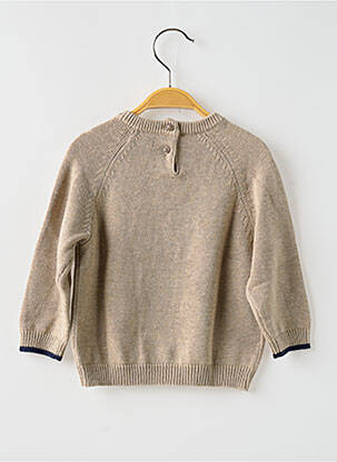 Pull coupe droite manches longues beige MAYORAL garçon