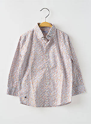 Chemise manches longues coupe droite blanc MAYORAL garçon