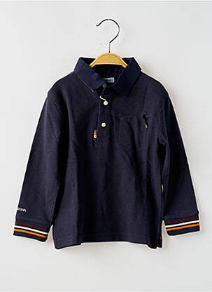 Polo manches longues manches longues bleu MAYORAL garcon