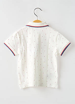 Polo coupe droite manches courtes blanc MAYORAL garçon